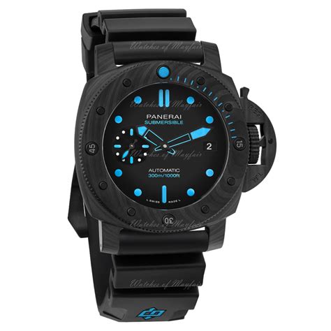 panerai submersible carbotech price|Panerai 42 mm submersible.